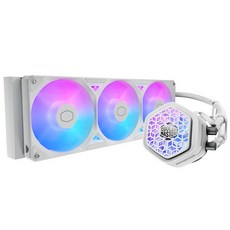Coolermaster ML 360 ATMOS II VRM FAN ARGB 一體化CPU水冷散熱, 1個, 白色
