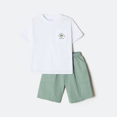 스파오키즈 [키즈][COOL] 러닝 베어 상하세트(KHAKI)_SPSMG37KU1