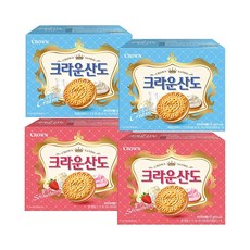 크라운산도크림 161g 크라운산도딸기 161g, 322g, 2세트
