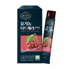 헬스토랑 유기농 타트체리 콜라겐 젤리 스틱 22g 300달톤 저분자 피쉬콜라겐, 15개