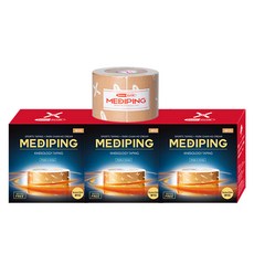 파워풀엑스 메디핑 롤타입 베이지 12m, 1롤, 3개