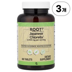 비타코스트 루트2 재패니즈 클로렐라 Vitacost Root2® Japanese Chlorella 600정, 3개