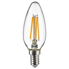 이케아 RYET 뤼에트 LED전구 E14 200루멘 샹들리에 투명 804.164.58 LED 전구 솔헤타전구