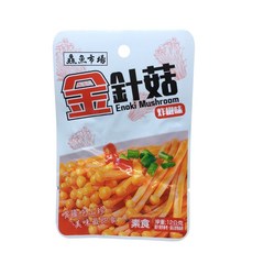鱻魚市場 金針菇 炸椒味, 10個, 12g