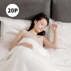 스피세프 자루형 일회용 베개커버 여행용 위생 베개시트