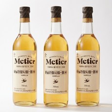 CJ메티에 바닐라향시럽 엠(M) 750ml, 8개