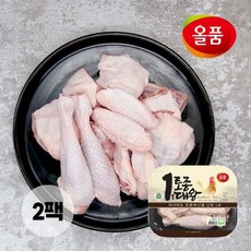올품 토종닭 볶음탕용 2kg 1kg X 2팩 국내산, (등급) 토종닭볶음탕용 1kg X 2개, 2개