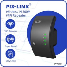 무선 와이파이 부스터 증폭기 확장기 PIX-LINK 무선 리피터 울트라 부스트 장거리 300M 액세스 포인트, 3) 미국 플러그, 1개