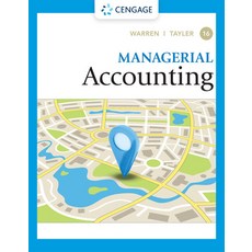(영문도서) Managerial Accounting Hardcover, Cengage Learning, English, 9780357715222