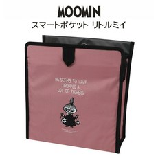 MOOMIN 嚕嚕米 車用多功能收納袋 小物收納袋 垃圾桶, 1個, 小不點車用收納袋