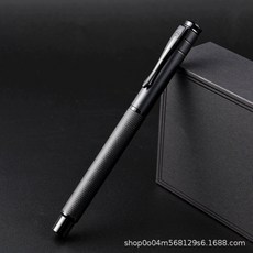 金屬鋼筆成人學生書寫練字暗尖0.28小翹頭書法美工彎尖商務禮品筆, 1個裝, 磨砂黑色【單支鋼筆】:極細0.28mm