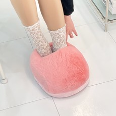 풀템 발난로 수족냉증 풋워머 발열 쿠션 USB 온열기 가정 사무실 캠핑 전기히터, 단품, 소프트 핑크