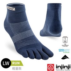Injinji RUN 輕量款透氣吸排五趾襪, 1個, S
