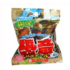 大創 恐龍造型泡澡球 趣味沐浴 滋潤保濕, 55g, 1個