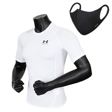 UNDER ARMOUR HG Amour 短袖壓縮功能服裝健康服+時尚面膜