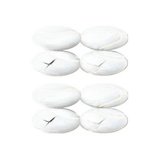 오리비아 소음방지 테니스공 의자발 커버, 8개, 화이트