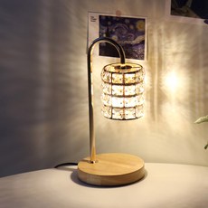 다니엘 크리스탈 LED단스탠드 14base 인테리어 데스크 인테리어 책상 포인트 조명등, 원형