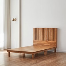 WG-벨루틴 에소타 평상형 SS 침대프레임, 내추럴