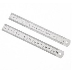 스틸자 20cm 200mm 철자 스텐 쇠 자, 1개