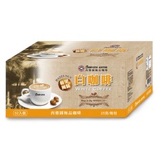 西雅圖 榛果風味白咖啡三合一 52入裝, 1個, 25g, 52入