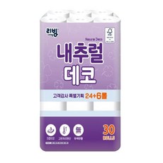 (삼정) 리빙 내추럴 데코 20m30롤 1개, 30개입