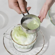 스텐 미니 손잡이 분당체 슈가파우더 시나몬 가루 채망 채반 홈카페 파우더채, 1개