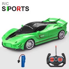 1/18 RC 드리프트 레이싱카 고속 모델, Green 1 Battery
