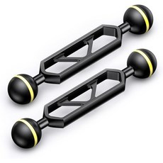 바다 개구리 2PCS 더블 볼 암 5.0 필수 수중 촬영 장비 조명 시스템 알루미늄 합금 다이빙 액세서리 경량 AM16, 바다 개구리 2PCS 더블 볼 암 5.0 필수 수중 촬