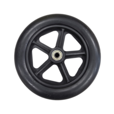 휠체어 앞바퀴 교체용 고무 타이어, 1개, 7인치