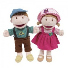 어린이집 구연동화 말하는 손인형 소년 소녀 인형극 장난감 역할놀이 역할극 조카 선물