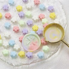개가방 꽃 모양 씰링 왁스 비즈 카드 봉투 결혼식 초대장 선물 포장 장식에 적합, 1개, 23. A23