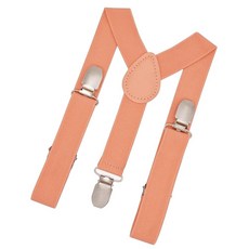 NumRealm아동용멜빵조절가능한Y자형탄성교정기 미끄럼방지실리콘패드포함 남아여아유아에게적합 오렌지핑크.140525