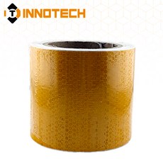 이노텍 벌집무늬 반사테이프 모자이크 50X10M 100X10M, 황색 (IT)T-1001/100X10, 1개