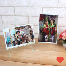 아크릴액자 아크릴 미니 이젤액자 차량용액자, 가로형, 단일상품1, 1개