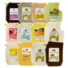 청정원 쉐프원 샐러드 드레싱 소스 오리엔탈 발사믹 흑임자 키위 요거트 타르타르 대용량, 제주 한라봉 샐러드 소스, 1개, 2kg