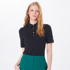 볼빅 여성 골프 에센셜 싱글 제에리 반팔 티셔츠 VLTSO391_BK 3071470