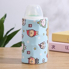 奶瓶保溫套 USB插電加熱恆溫保護套, 約15X27CM, 快樂聖誕【可拆卸發熱片】