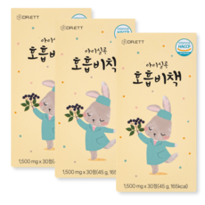 아이실록 호흡비책 어린이 유아 키즈 곰보배추 엘더베리 리포좀 커큐민, 3개, 30정