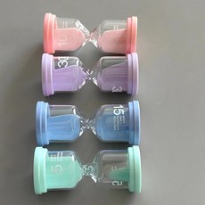 馬卡龍沙漏計時器 3/5/10/15/60分鐘 兒童學生禮物 精緻擺件, 【輕奢紫色】5分鐘