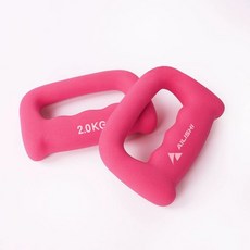 D형 복싱 덤벨 근력, 베리베어핑크 2.0, 1개, 1kg