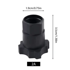 스프레이 건 커넥터 PPS 어댑터 - 다양한 크기의 호스와 호환 초섬유 소재 일회용 계량 컵에 이상적, 06 2A, 1개