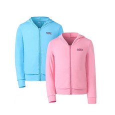 【海夫健康生活館】MEGA COOUV 日本技術 兒童 冰感 防曬 輕透 科技外套 粉紅/藍(UV-411)