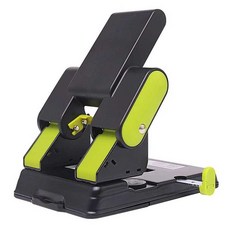 수동 펀치도구 책 제본 타공기 종이 프레스 공 달력 물품 서류 홀, 노동 절약형 녹색(70페이지 인쇄 가능), 1개