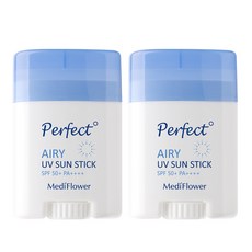 메디플라워 퍼펙트 에어리 유브이 선스틱 SPF 50+ PA++++, 23g, 2개