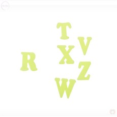 루온일 야광장식 알파벳 26p