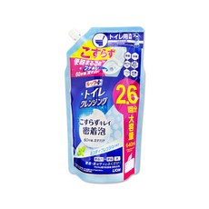 日本LION獅王 LOOK PLUS 浴廁清潔劑補充包 640ml 薄荷香藍標, 1個