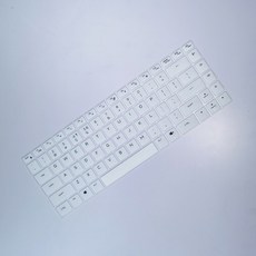 2023 Dell Alienware 실리콘 키보드 커버 스킨 M15 R7 R6 R5 / M16 R1 X16 인치 X17 R2 17.3 x15 15.6 M1, 05 white, 1개