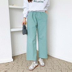 볼디 워싱 코튼팬츠 5color 데일리룩 파스텔톤 와이드일자핏