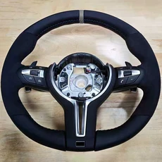 BMW F10 M3 하프 알칸타라 로고 스티어링 휠 어셈블리, 17 M5 Champagne Style