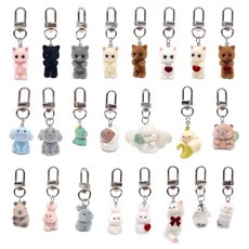 미니 동물 캐릭터 인형 키링 가방 열쇠고리 굿즈선물, 22-펭귄